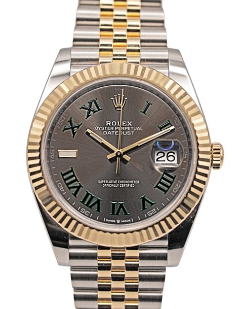 rolex datejust 2 tone jubilee|Rolex Datejust wimbledon two tone.